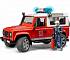 Внедорожник Bruder Land Rover Defender Station Wagon - Пожарная с фигуркой  - миниатюра №6